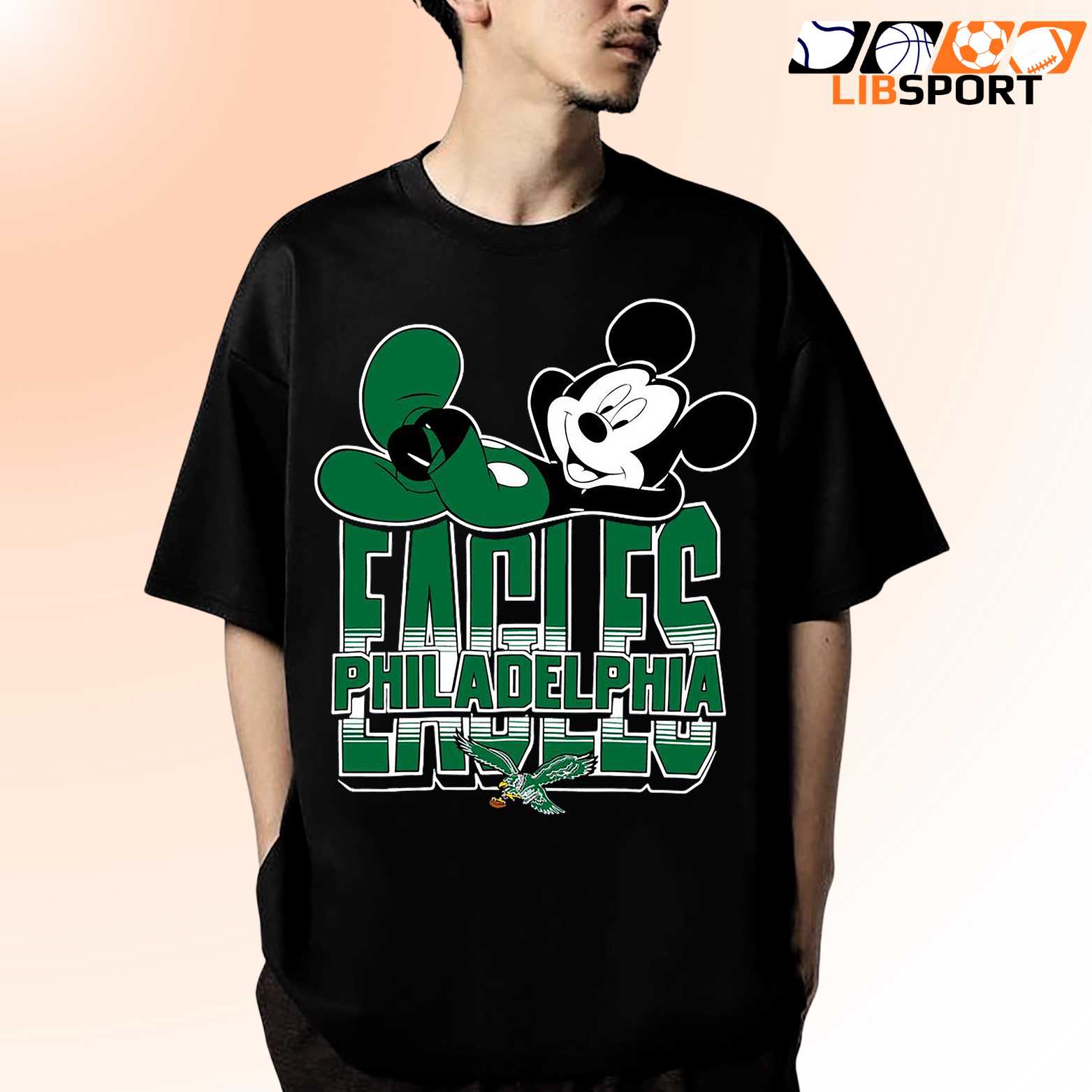 Philadelphia Eagles Mickey Mouse T Shirt, Football Team Fan Tee, Unisex T-Shirt
